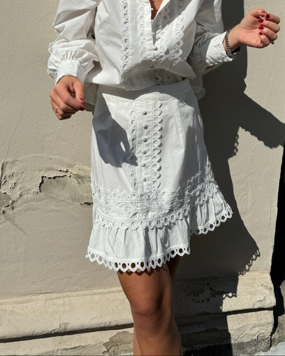 YASYAMINA Short Skirt - Star White